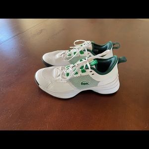 Lacoste tennis shoes, size 7.